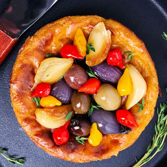 Savoury Vegan Cheesecake - Recipe photo by notnotnutritious