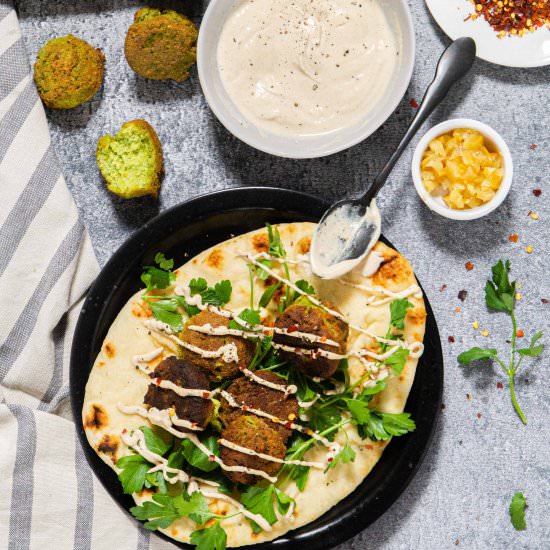 Easy Green Falafel - Recipe photo by pageandplate