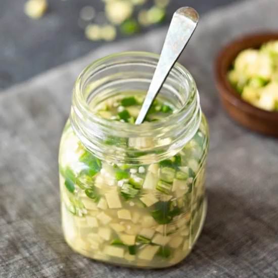 Ginger Chili Pickle - Recipe photo by pipingpotcurry