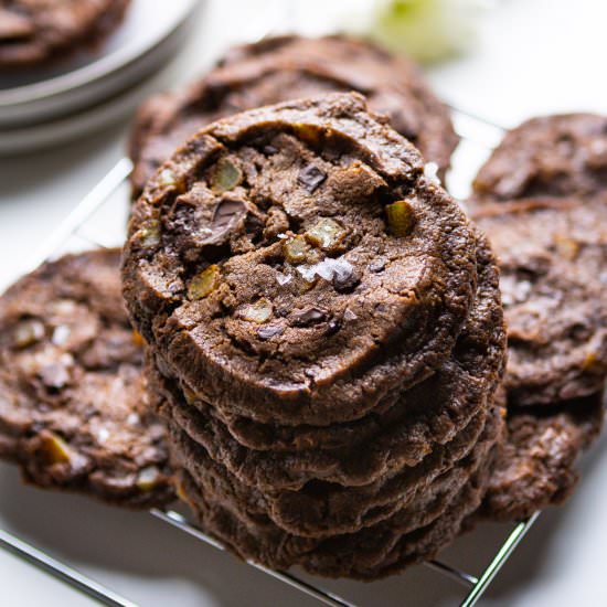 Chocolate Shortbread + Orange - Recipe photo by kneadbakecook