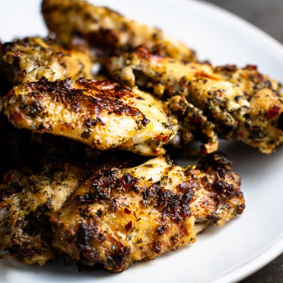 Chimichurri Chicken Wings - Recipe photo by thatzestlife