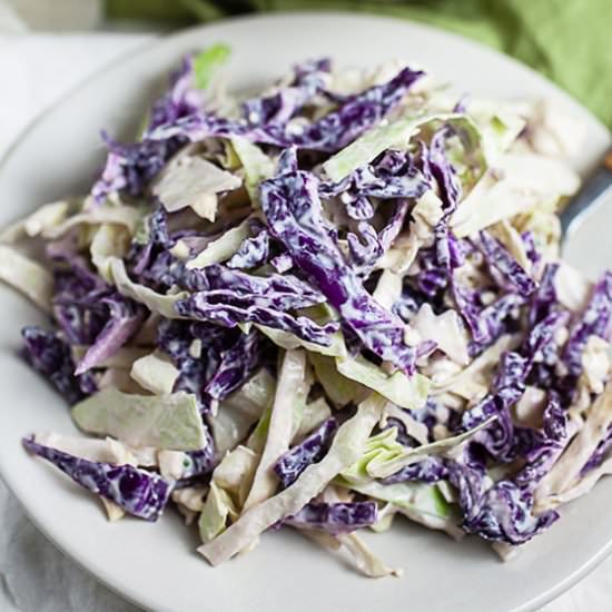 Blue Cheese Coleslaw - Recipe photo by therusticfoodie