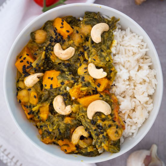 Creamy Sweet Potato Curry - Recipe photo by plantifulheart
