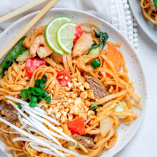 Combination Pad Thai - Recipe photo by SprinklesandSeaSalt