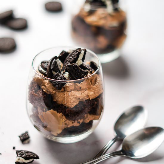 Mocha Oreo Trifles - Recipe photo by Nibbleanddine