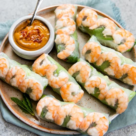 Vietnamese Spring Rolls - Recipe photo by healthynibblesandbits