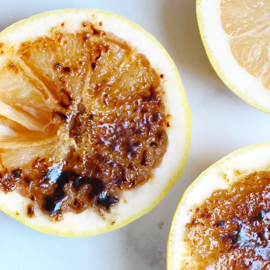 Brûléed Grapefruit - Recipe photo by Rainbow Delicious