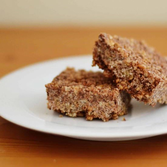 Healthy Choc Rice Crackle Slice - Recipe photo by simplifycreateinspire