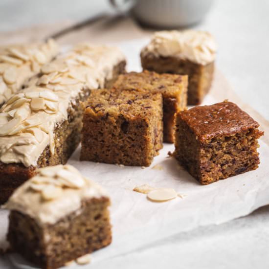 Sticky Date Cake w Caramel Frosting - Recipe photo by My Goodness Kitchen
