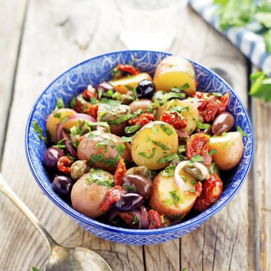 Mediterranean Potato Salad - Recipe photo by TheIronYou