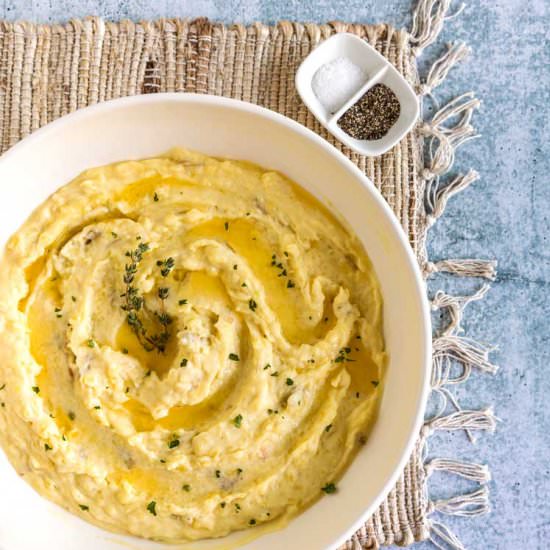 Roasted Mashed Potatoes - Recipe photo by keviniscooking