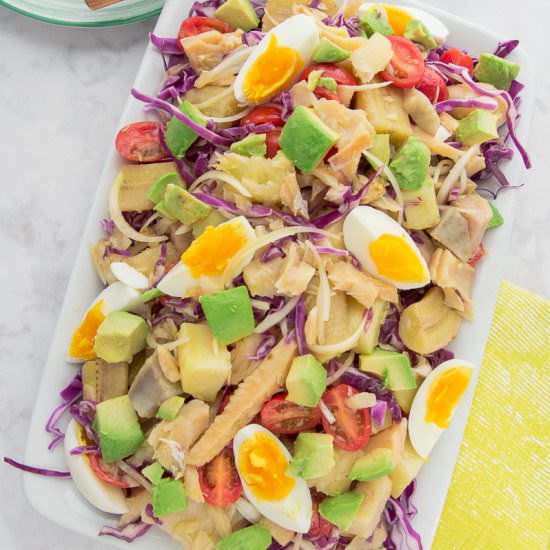 Serenata Puerto Rican Codfish salad - Recipe photo by senseandedibility
