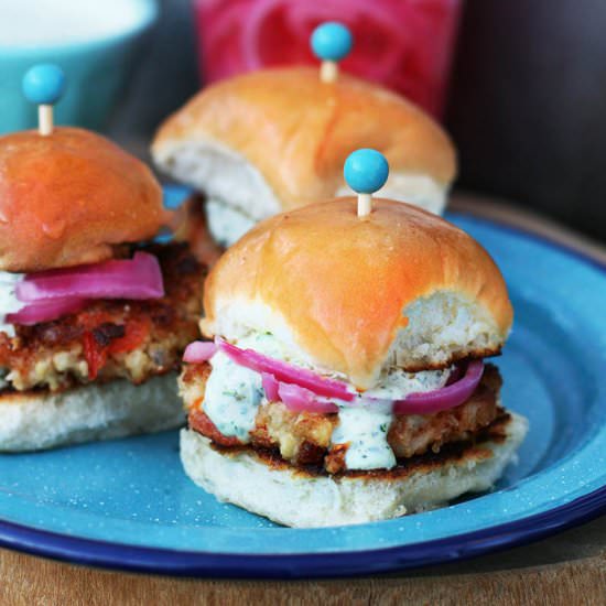 Spicy Honey Cauliflower Sliders - Recipe photo by cheap-recipe-blog