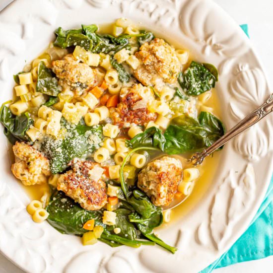 Italian wedding soup - Recipe photo by Family Food on the Table