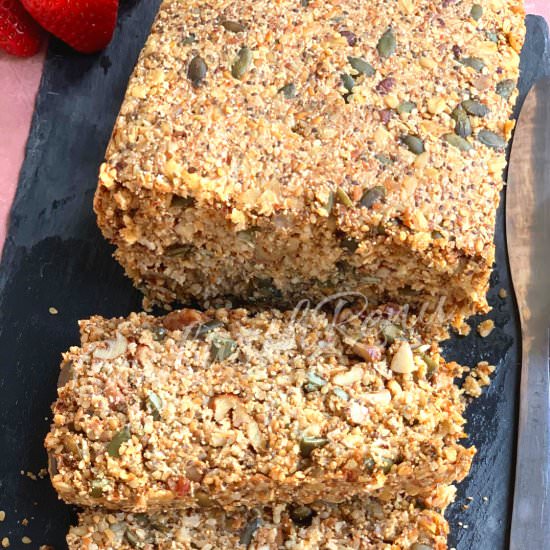 Flourless Nut and Seed Bread - Recipe photo by cookwithrenu