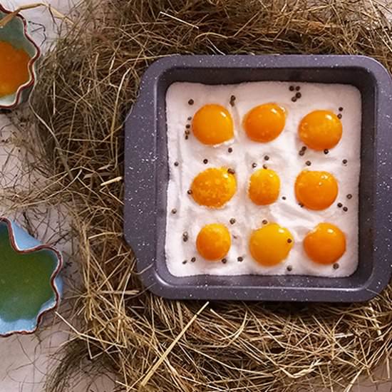 Cured Egg Yolks - Recipe photo by 2pots2cook