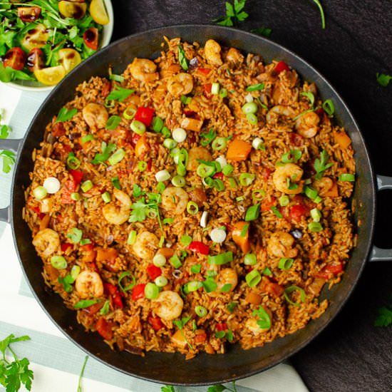 Pork And Prawn Jambalaya - Recipe photo by Flawless Food