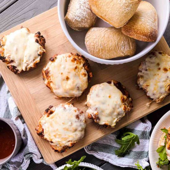 Italian Sausage Turkey Burgers - Recipe photo by dwardcooks