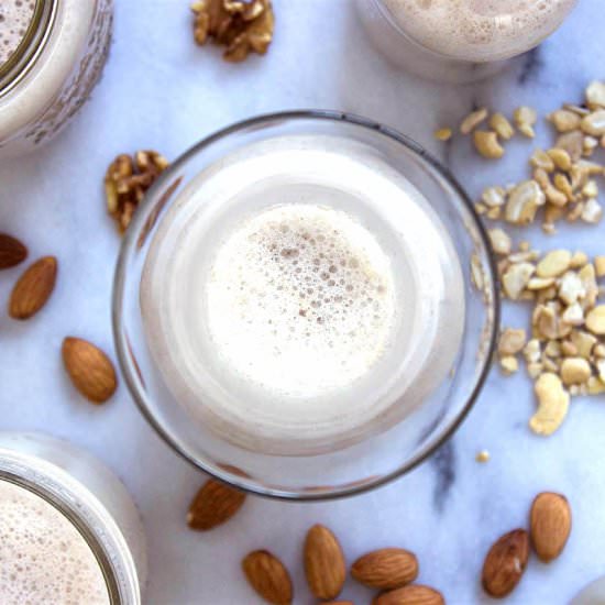 How to Make Plant-based Milks - Recipe photo by vancouverwithlove