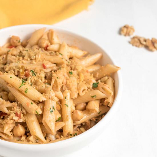 Chickpea and Olive Pasta - Recipe photo by infinebalance