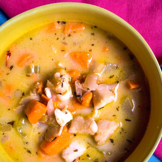 SEAFOOD CHOWDER - Recipe photo by restorativecuisine