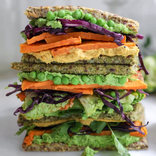 Veggies Sandwich Bread - Recipe photo by veggi.es