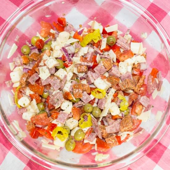 Low Carb Antipasto Salad - Recipe photo by Thehobbywife