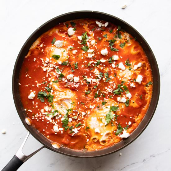 Low FODMAP Shakshuka - Recipe photo by funwithoutfodmaps