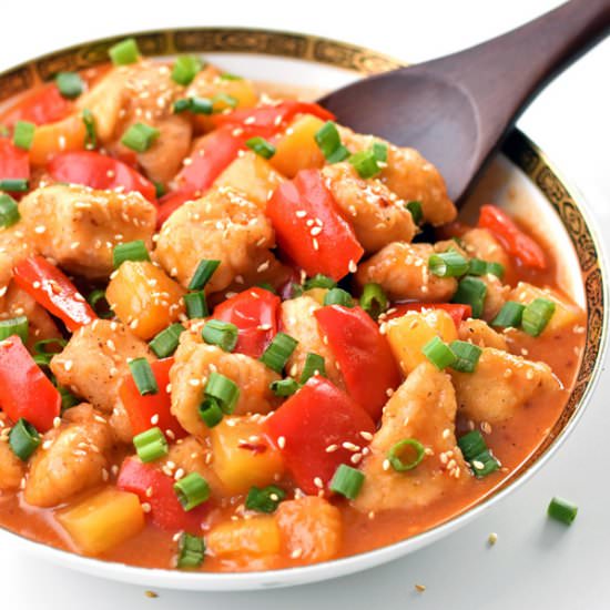 Sweet and Sour Chicken - Recipe photo by goodnomshoney