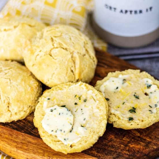 Buttermilk Biscuits + Lemon Butter - Recipe photo by pipercooks