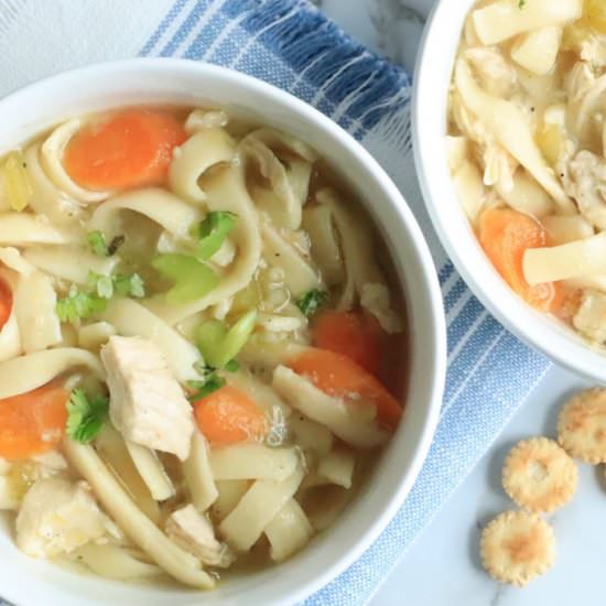 Instant Pot Chicken Noodle Soup - Recipe photo by Carefree Mermaid