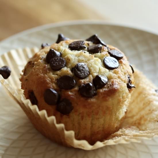 Banana Muffins with Chocolate Chips - Recipe photo by entertainingwithbeth