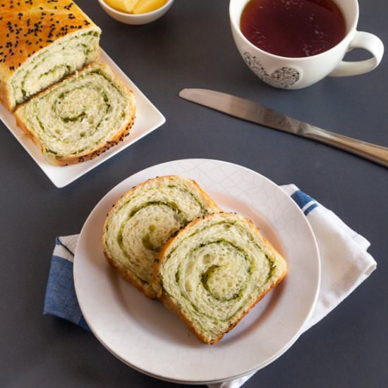 Mint Coconut Swirl Bread - Recipe photo by celebratingflavors