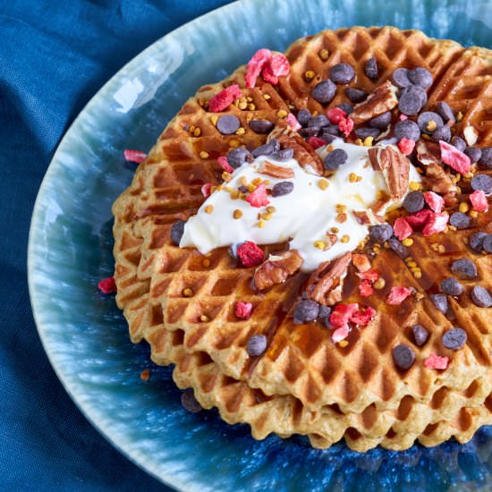 Healthy Banana Waffles - Recipe photo by In Carinas Kitchen