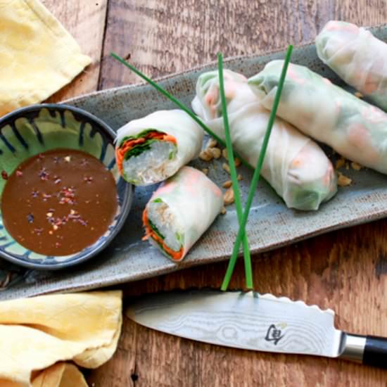 Vietnamese Spring Rolls with Shrimp - Recipe photo by asiancaucasian