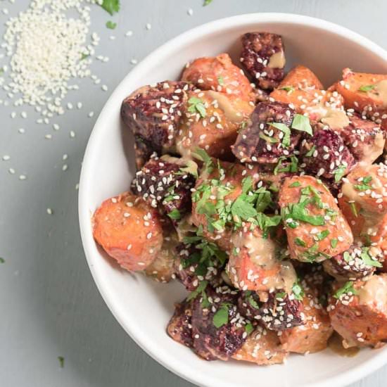 Roasted Beet Salad - Recipe photo by infinebalance
