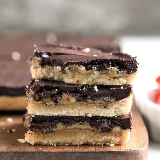 Paleo Nut-Free Tagalong Bars - Recipe photo by realfoodwithjessica