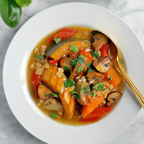 Squash au Vin - Recipe photo by twoofakindcooks