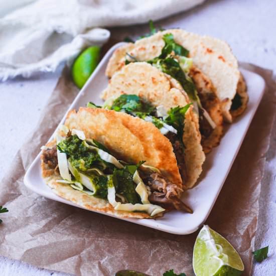 Keto Crockpot Carnitas - Recipe photo by StemandSpoon