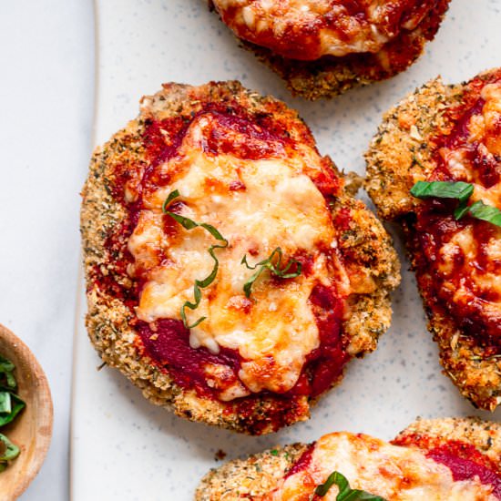 Air Fryer Chicken Parmesan - Recipe photo by foodfaithfitness