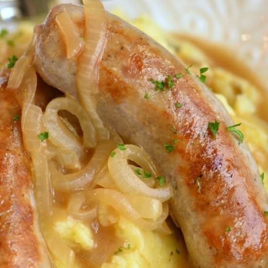 Bangers And Mash - Recipe photo by WillCookForSmiles