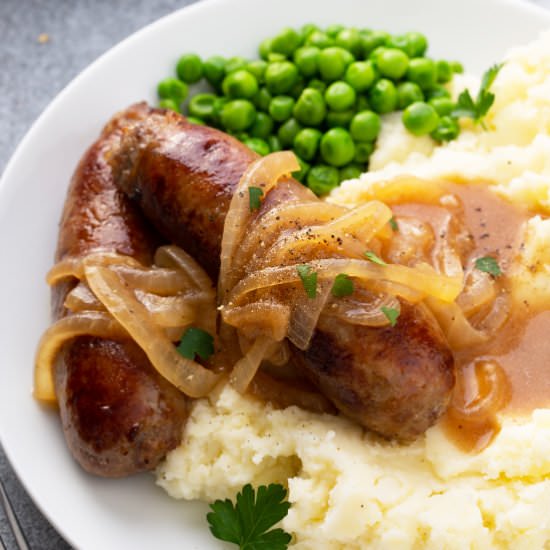 Bangers and Mash - Recipe photo by bellyfull
