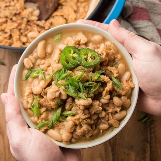 Vegan White Chili - Recipe photo by Connoisseurus Veg