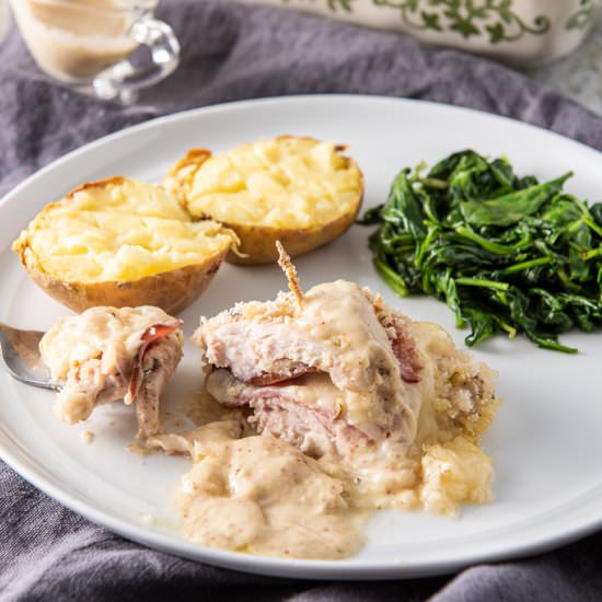 Baked Chicken Cordon Bleu - Recipe photo by Dishesdelish