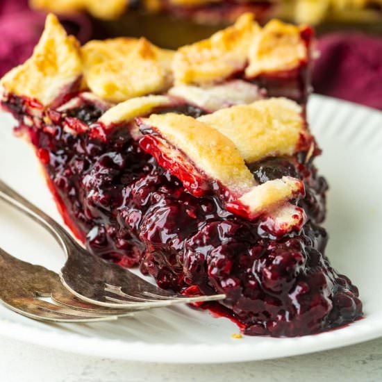 Blackberry Marionberry Pie - Recipe photo by sweetbasil