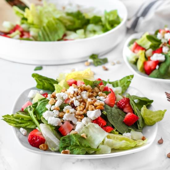 Strawberry Spinach Salad - Recipe photo by A Seasoned Greeting