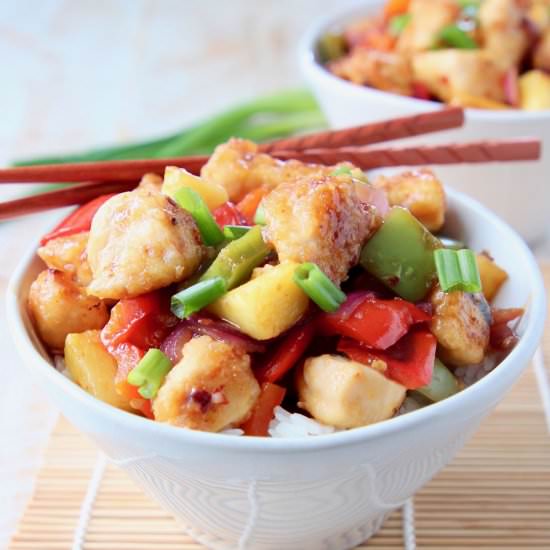 Gluten Free Sweet and Sour Chicken - Recipe photo by Whitney Bond