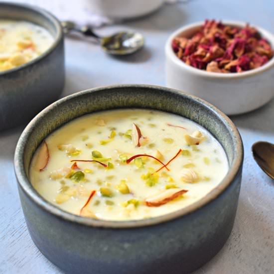 Sabudana Kheer | Sago pearls Kheer - Recipe photo by Palates Desire