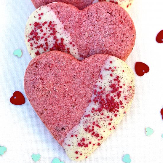 Strawberry Cookies (GF) - Recipe photo by glutenfreealchemist