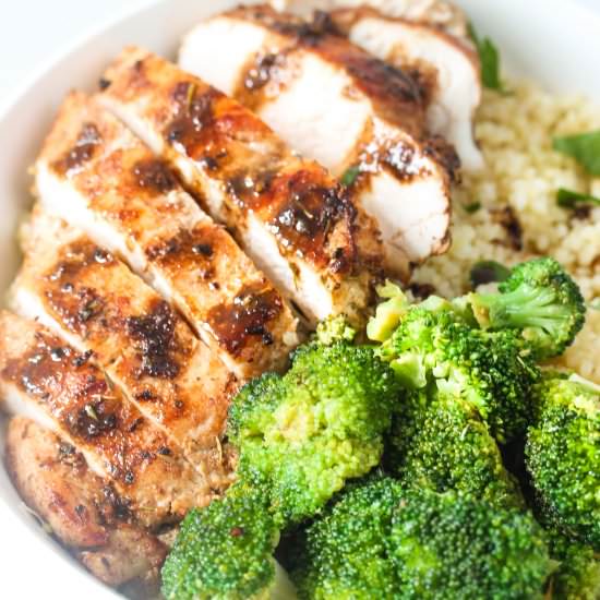 Chicken and Broccoli with Bulgur - Recipe photo by Simshomekitchen